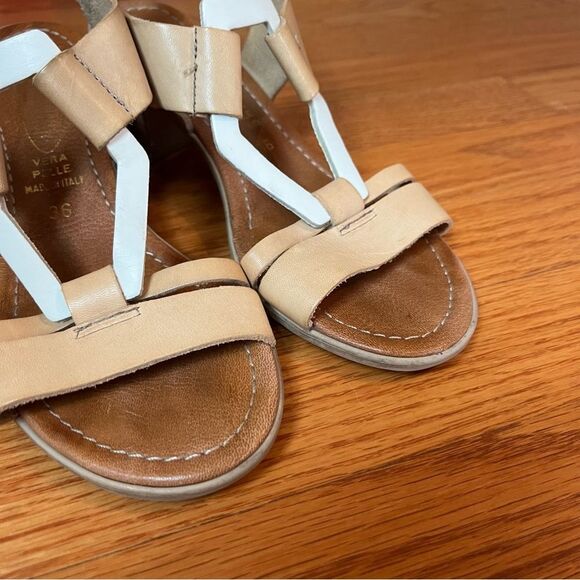 Sheridan Mia Italian Leather Block Heel Summer Sandals - Picture 2 of 13